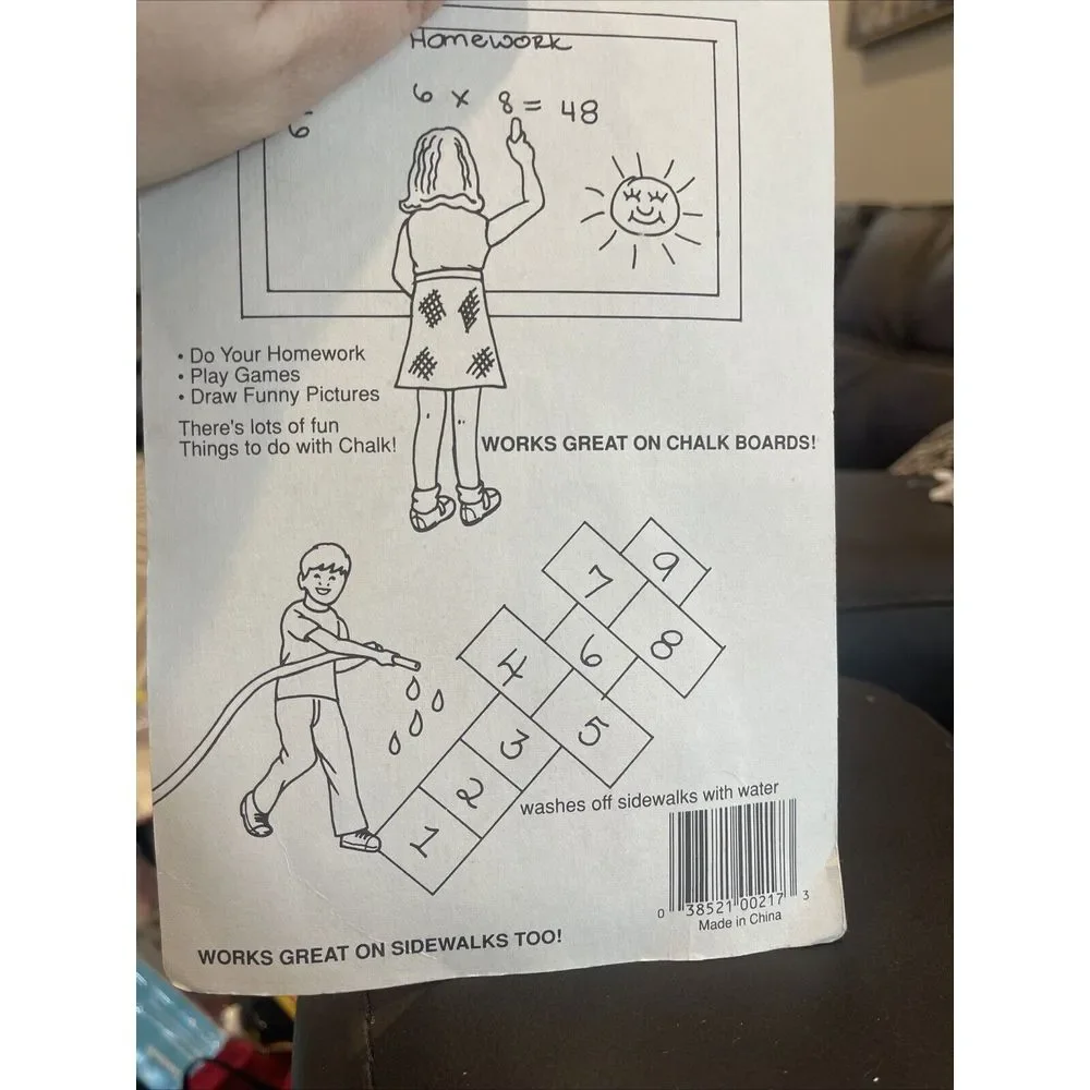 Noteworthy Christmas Tree Shape 3D Sidewalk‎ Chalk Stocking Stuffer